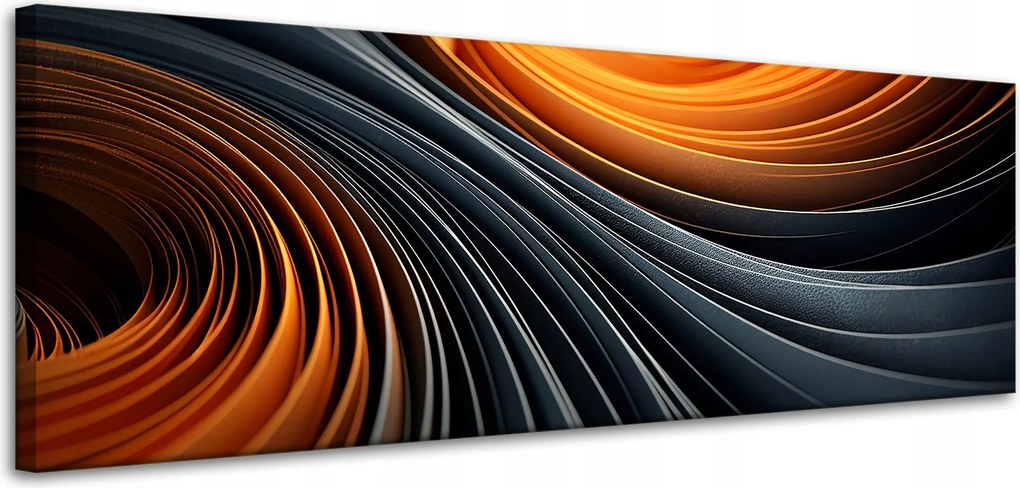 Vászonkép Absztrakt Örvény Spirálok 120x40