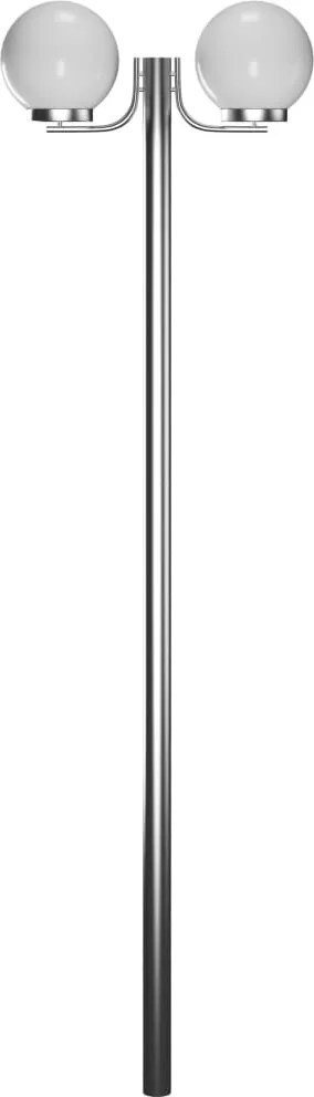 vidaXL kerti lámpaoszlop 2 burával 220 cm