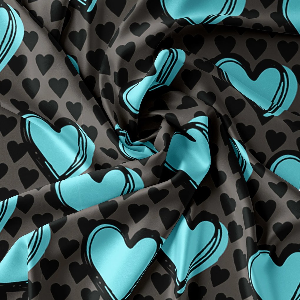 KASUGA türkiz mikroszálas ágyneműhuzat Ágyneműhuzat mérete: 2 db 70 x 90 cm | 200 x 220 cm