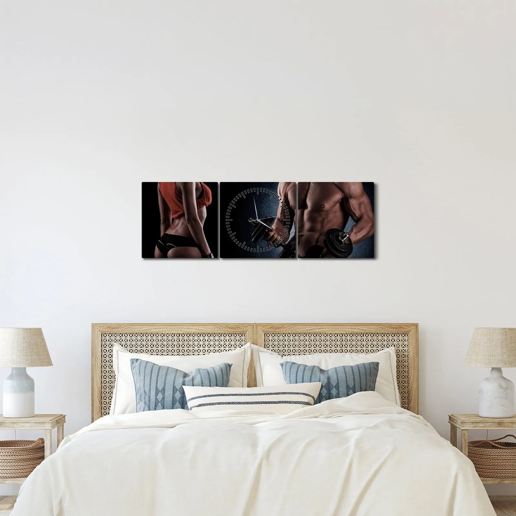 Kép - Fitness (órával) (90x30 cm)