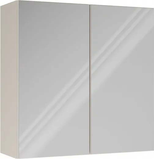 Aldabra POLA 2DL fürdőszoba szekrény 60x22x60 cm mosdóval, tükörrel, kasmír