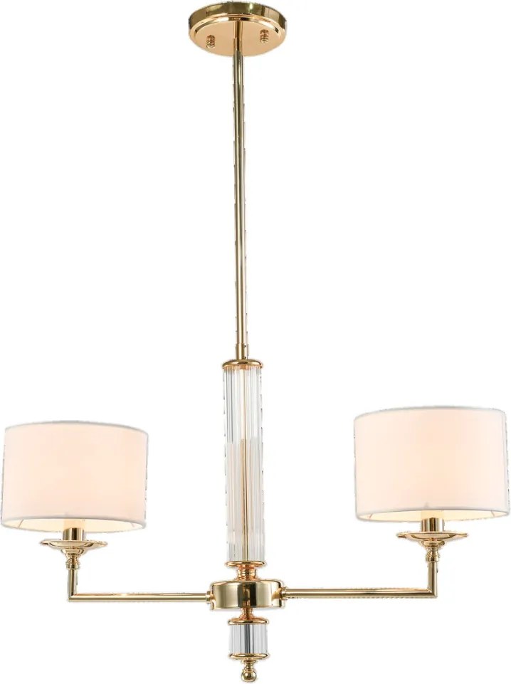 Cosmolight SUTTON P02392AU-WH Plafonlámpa 2x40W/E14 ip20
