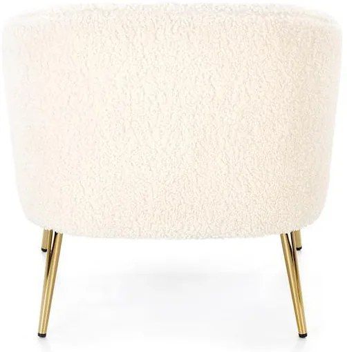 Grifon fotel krém, arany