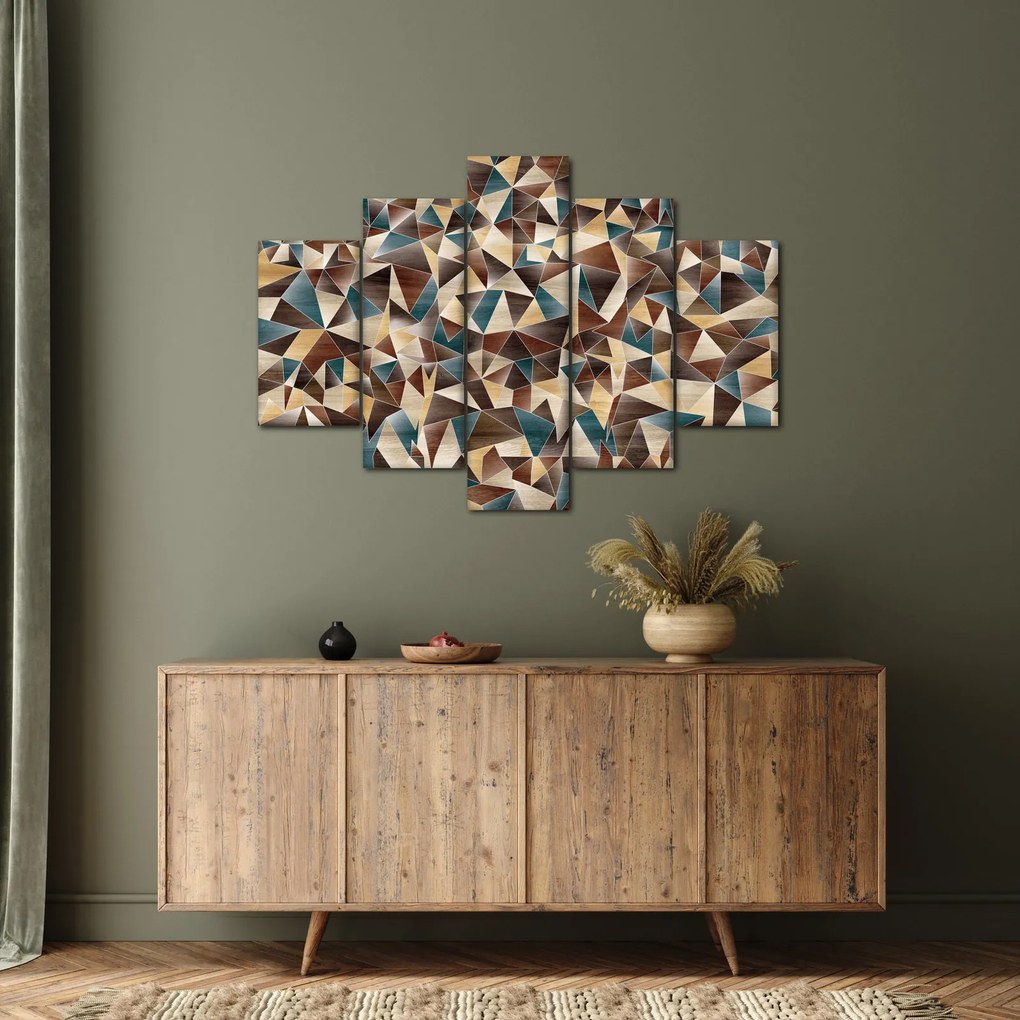 A háromszögek képe (150x105 cm)