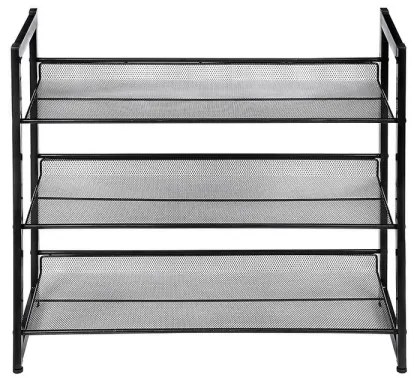 ALVORO fekete cipőtartó