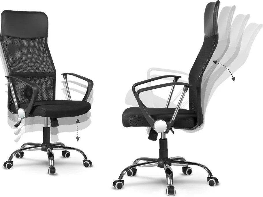 Forgó irodai szék, Nemo, hálós szövet, szürke