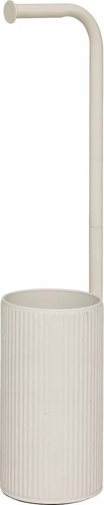 Wc-papír Tartó Állvány Fém Bézs Fürdőszobai Készlet 13,5x64,7cm