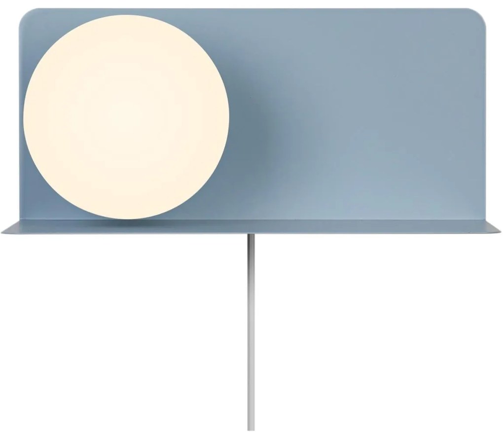 Nordlux - Fali lámpa polccal LILIBETH 1xE14/25W/230V kék