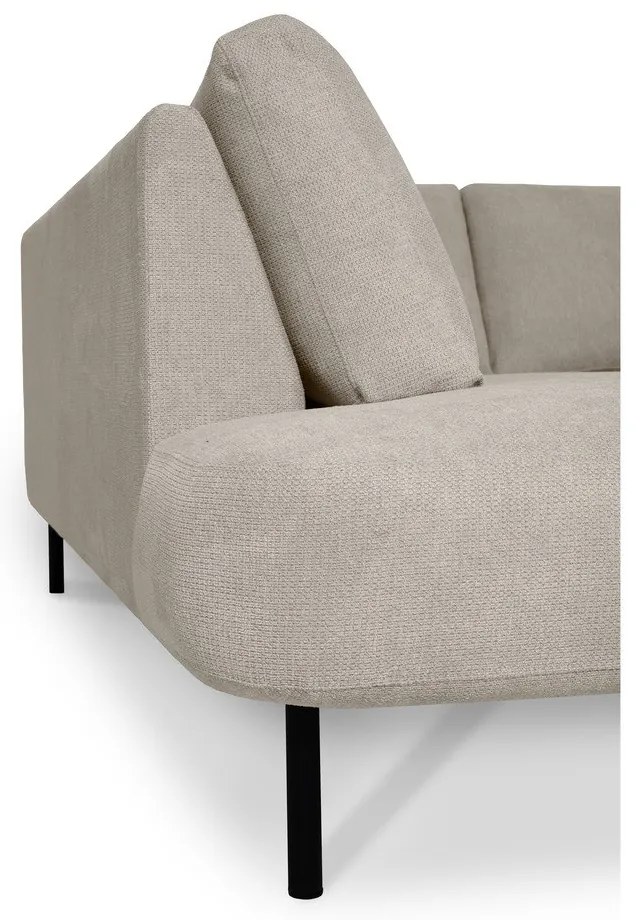 Bézs sarokkanapé (bal oldali-U alakú) Hero – Scandic