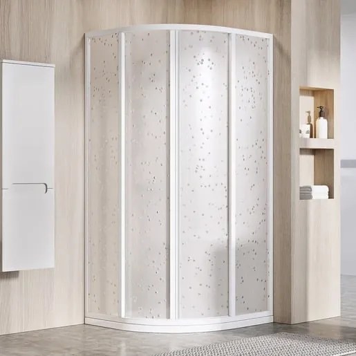Ravak Supernova zuhanysarok negyedkör 90x90 cm 3117O10211