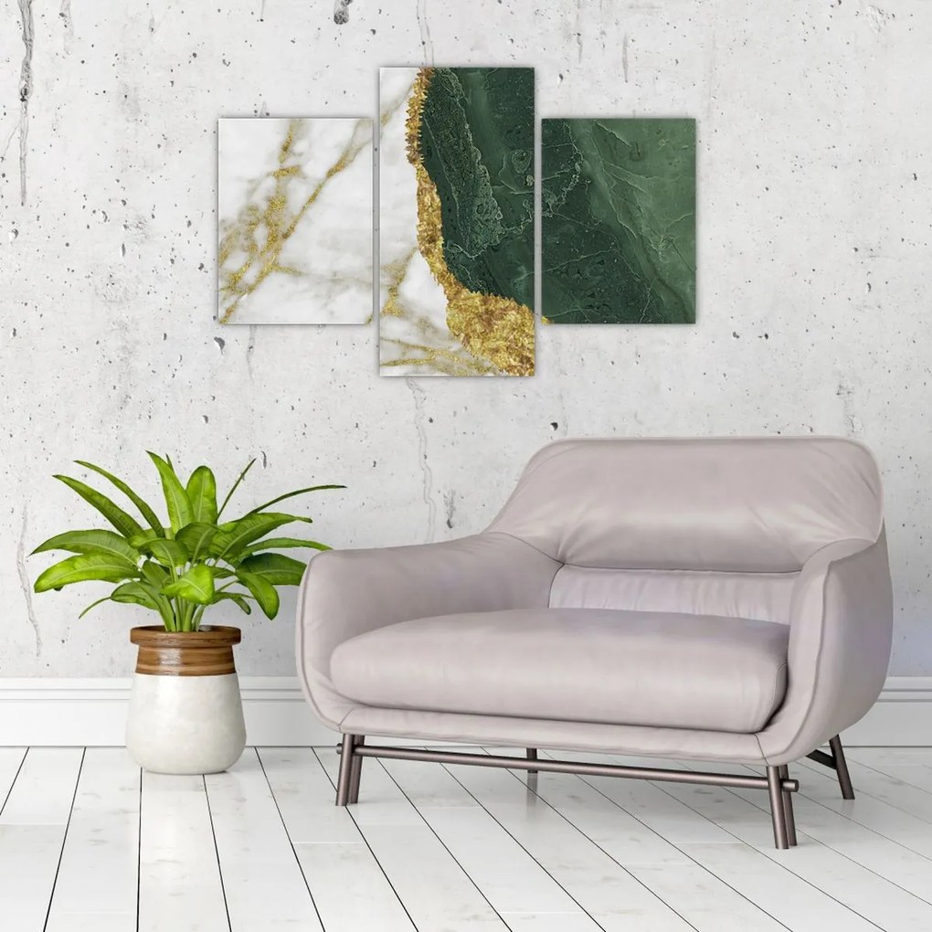 Kép - Zöld márvány N⁰3 (90x60 cm)
