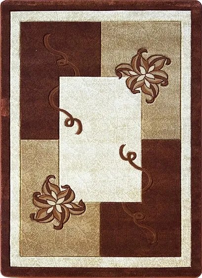 Szőnyeg 200x290 Modern Nappali Hálószoba Barna