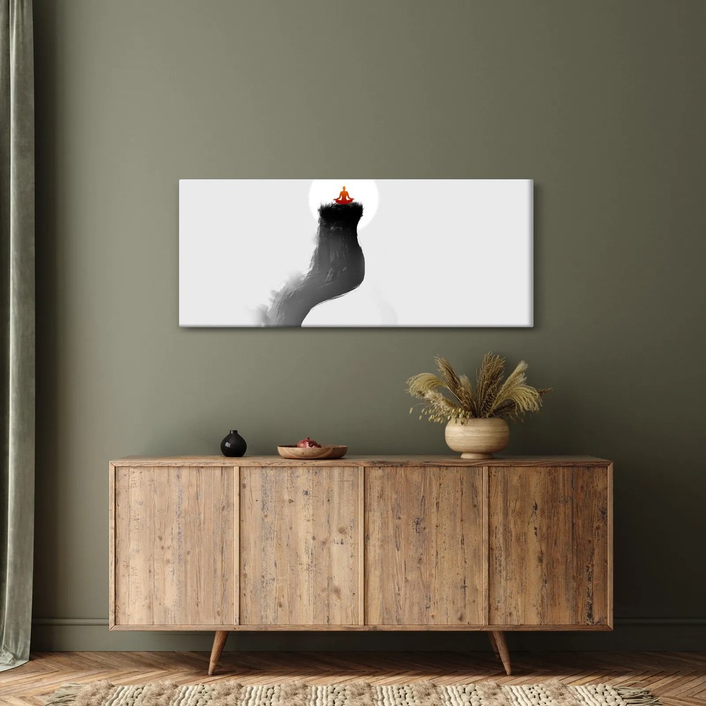 Kép - Meditáció a hegységen (120x50 cm)