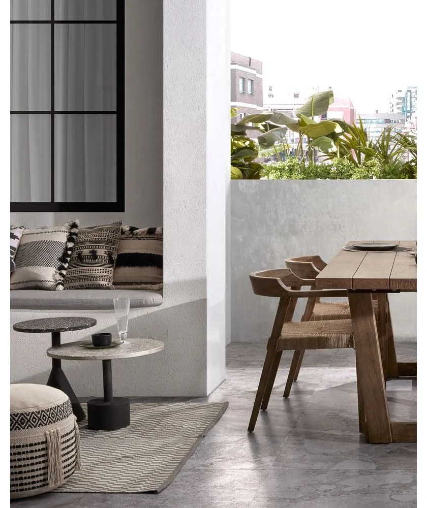 Kerek kerti kisasztal terrazzo asztallappal ø 40 cm Melano – Kave Home