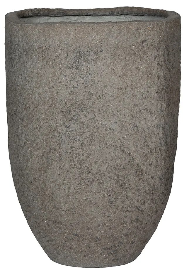 Pottery Pots Virágcserép Mt. Hayes, szürke diorit, többféle méretben - Fazekas edények méret: XS - ⌀ 27, óra. 40 cm