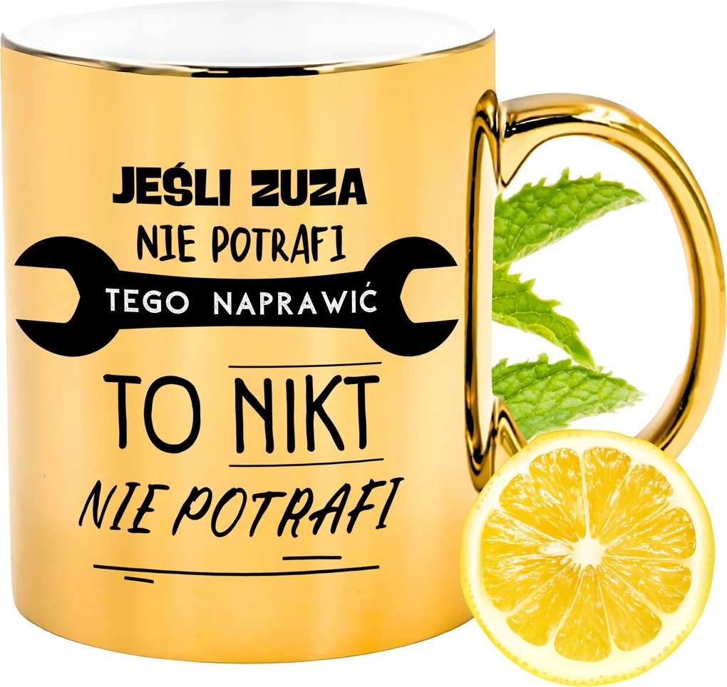 Prémium Arany Csillogó Bögre Zsuzsa Ajándék Nyomtatott Fotóval