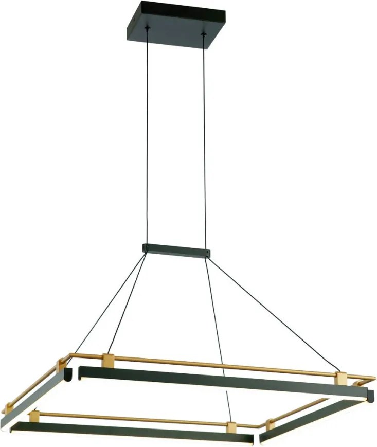 ITALUX 5900644337973 MERLOT Modern Led Függesztett Lámpa Fekete, Arany LED IP20
