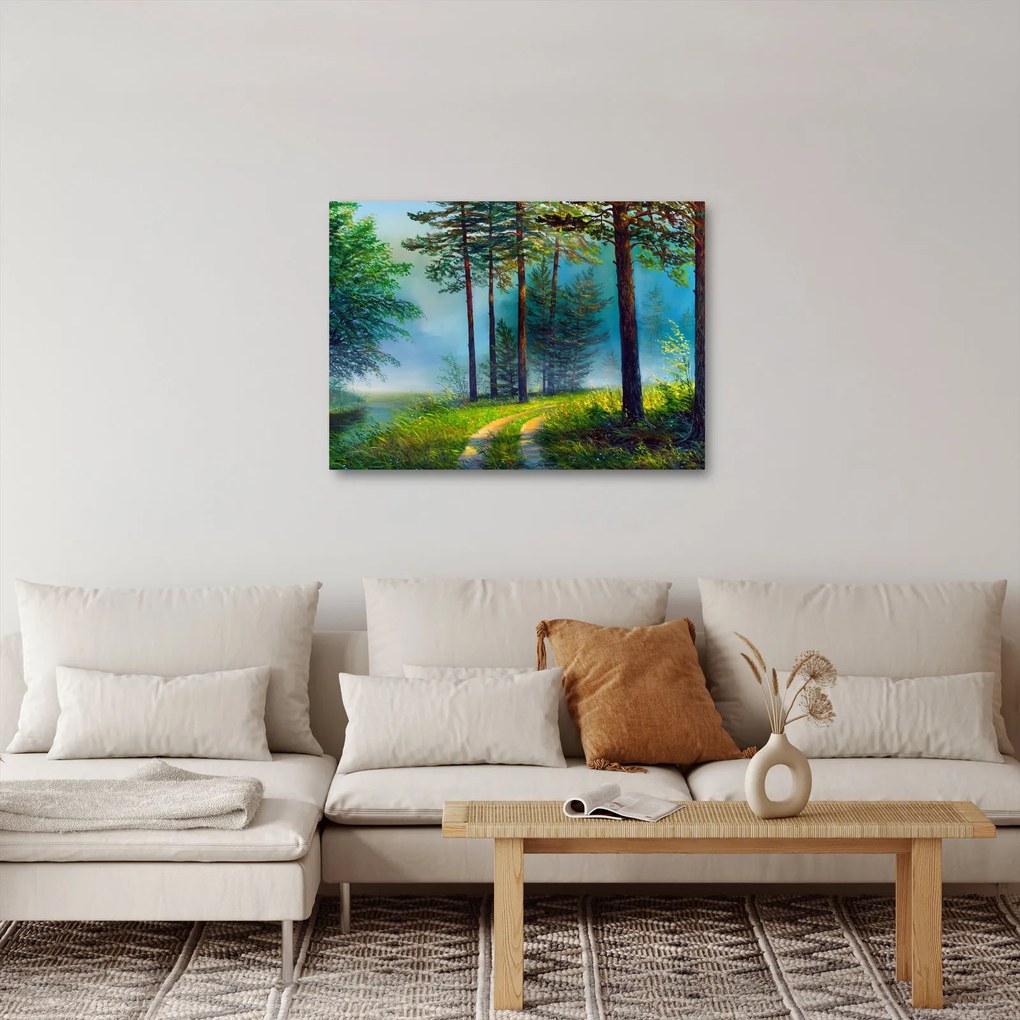 Kép - Olajfestmény tájkép (70x50 cm)