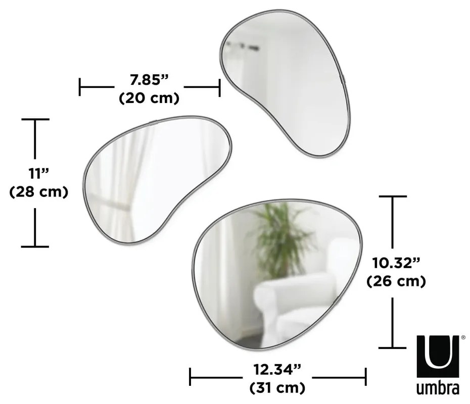 Fali tükör 31x25 cm Hubba – Umbra
