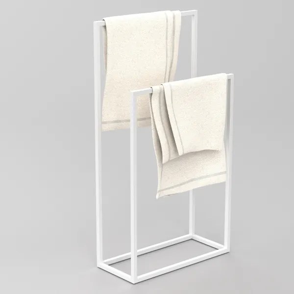 Törölközőtartó 85x45 cm fehér