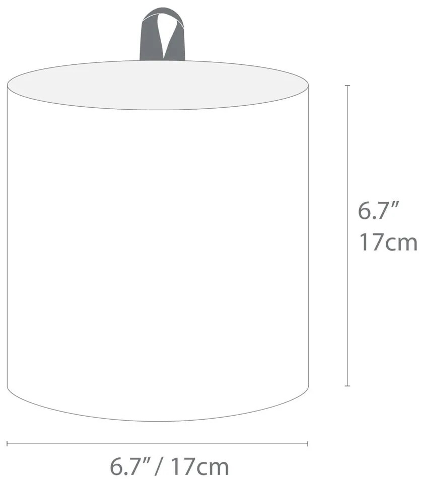 Textil tárolókosár ø 17x17 cm Soft Storage – Bigso Box of Sweden