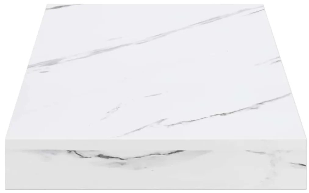Falpolc Falra szerelhető Fehér márvány 50 x 23 x 4 cm Faanyag