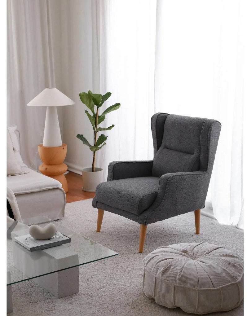 Füles fotel Klamoretta (füst + fa). Akció -25%. 1106513