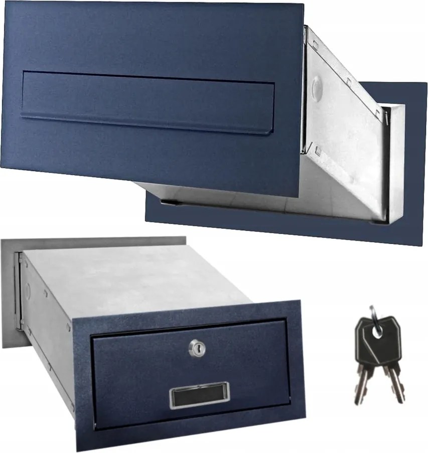 Átmenő postaláda 6PN antracit 7016 álcázó