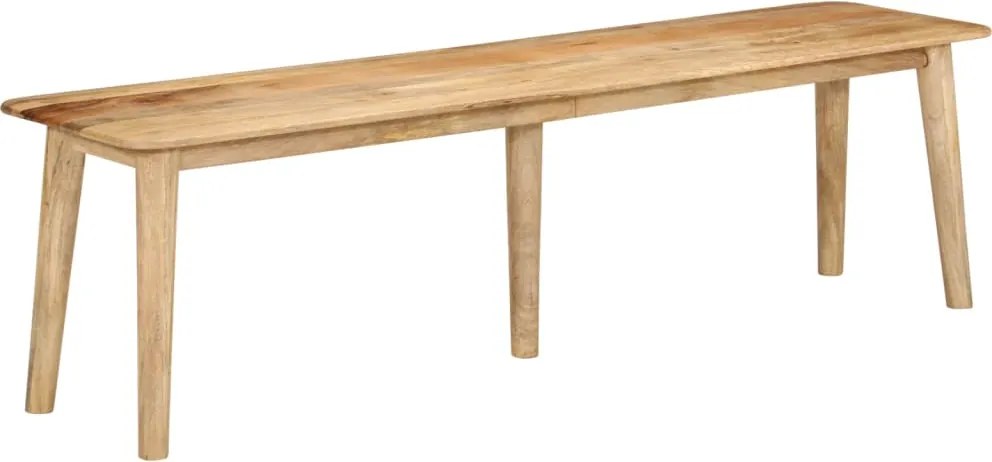 vidaXL tömör mangófa pad 160 x 40 x 45 cm