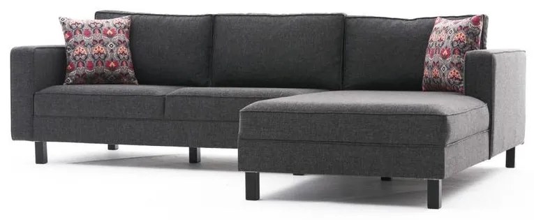 Sarokkanapé Kale Linen Jobbos - Antracit