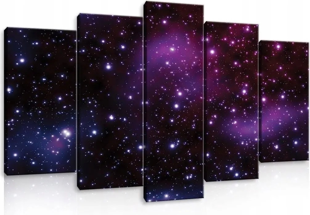 Vászonkép 100x60 Kozmosz csillagok galaxis köd univerzum éjszakai égbolt