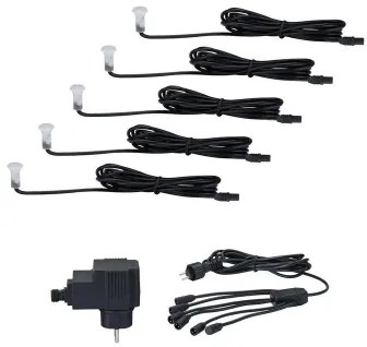 Paulmann 98891 - KÉSZLET 5X LED/0,16W IP67 Kültéri beépíthető lámpa MICRO 230V