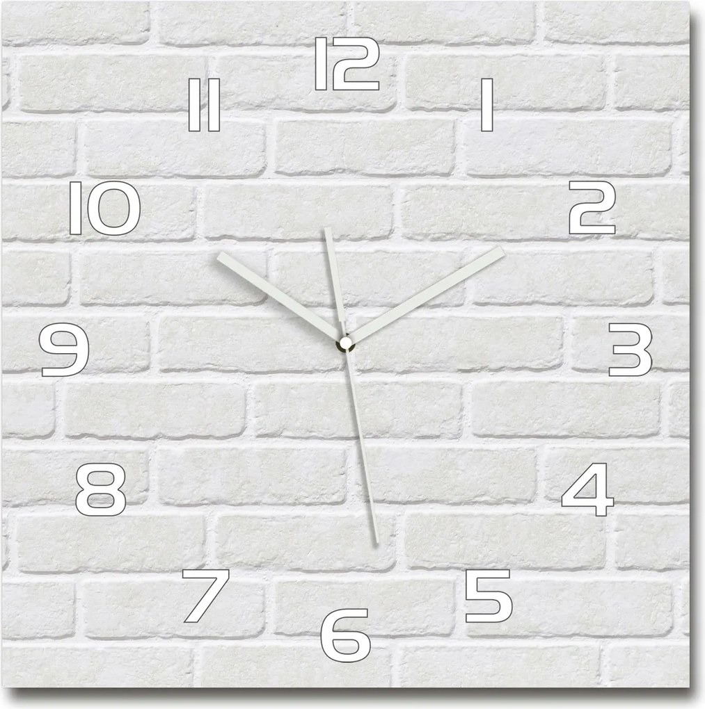 Üveg falióra, nagy téglafal 60x60