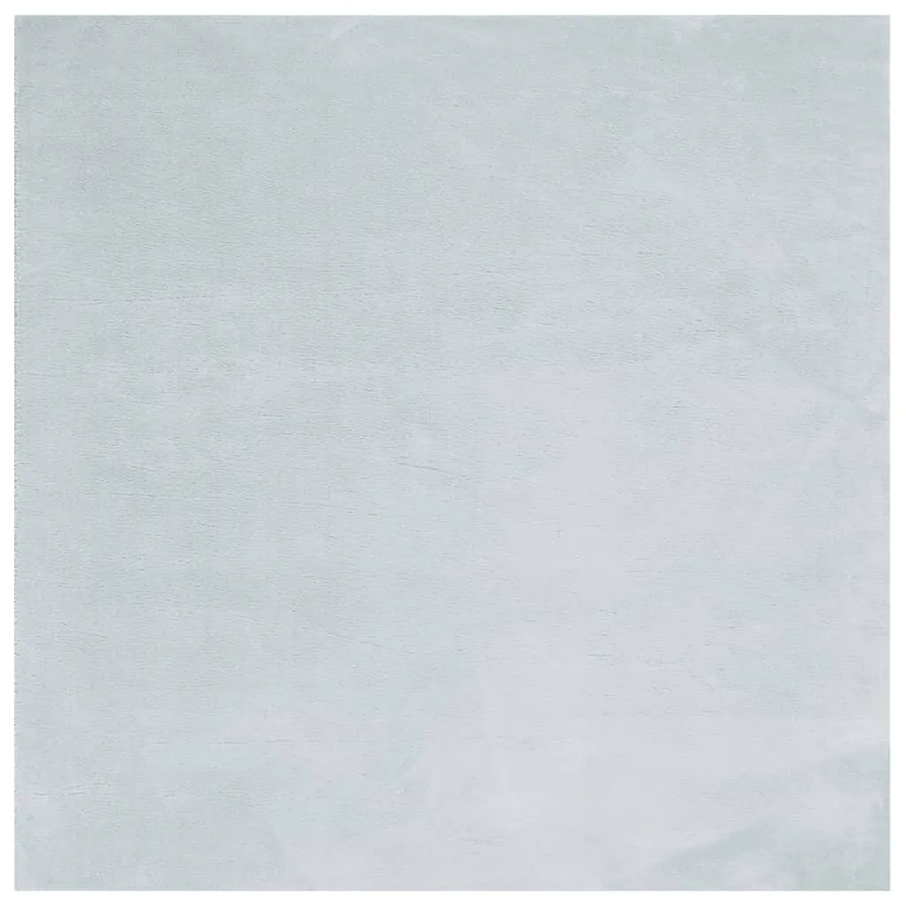 HUARTE kék rövid szálú puha és mosható szőnyeg 200 x 200 cm