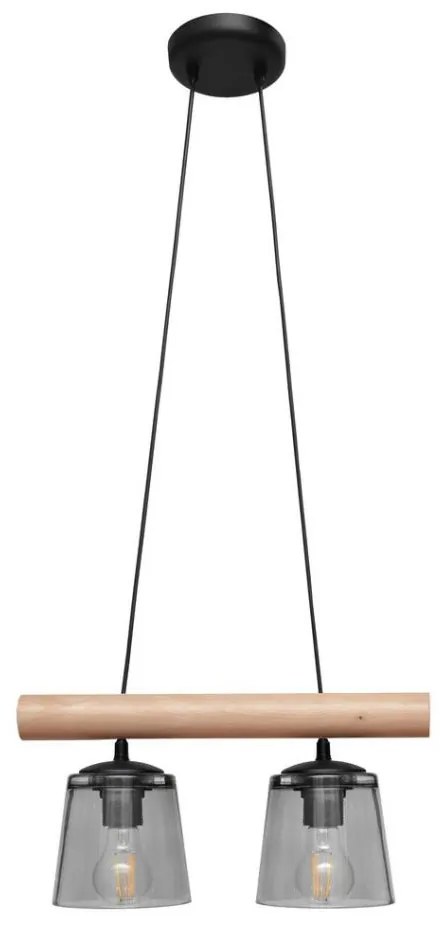 Csillár zsinóron WOODSTOCK 2xE27/15W/230V