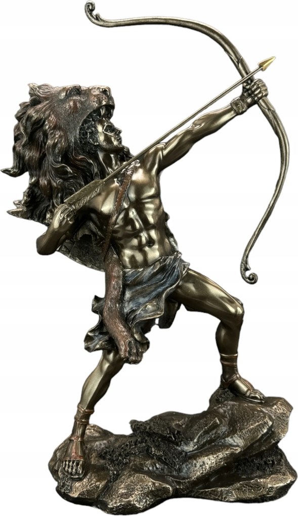 Bronz szobor Herkules figura Ívvel Márkás Eredeti Veronese WU73237A4