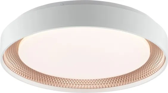 Brilliant - dimmelhető LED mennyezeti lámpatest WALDO LED/24W/230V fehér/rózsaarany + távirányító