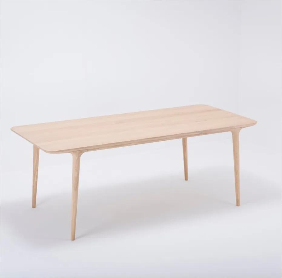 Fawn tömör tölgyfa étkezőasztal, 200 x 90 cm - Gazzda