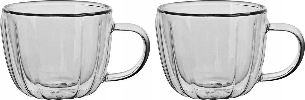 2 db 250 ml-es duplafalú thermo csésze szett