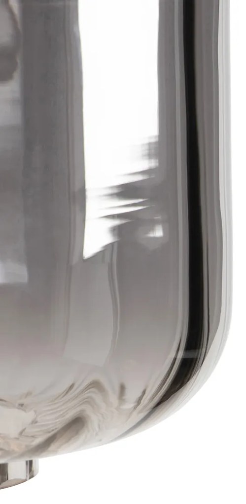 Okos állólámpa fekete füstüveggel, WiFi ST64-gyel - Qara Down