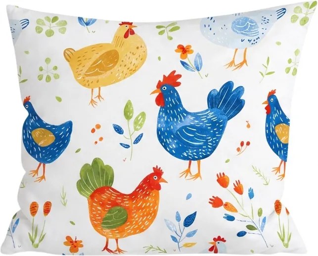 Mikroszálas párnahuzat HENRIETTA 45x45 cm, színes