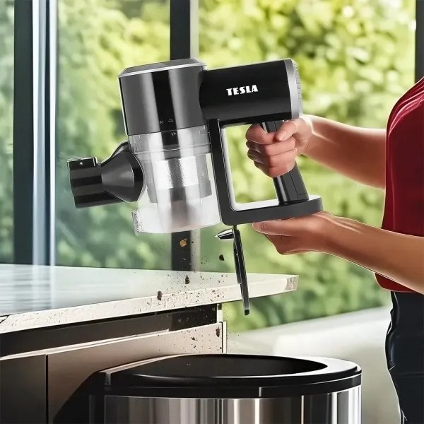 TESLA Electronics PureStar-Flexibilis vezeték nélküli pálcaporszívó 2in1 150W/2200mAh