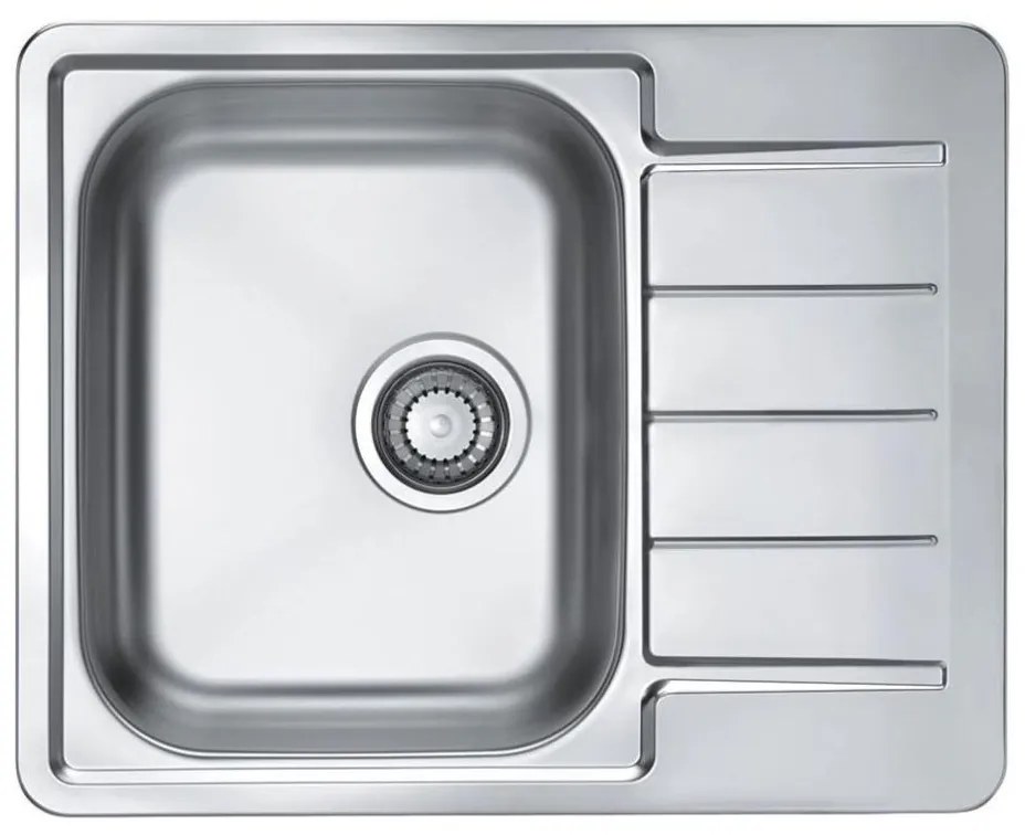 ALVEUS 1125356 - LINE konyhai mosogató 61,5x50 cm matt acél/szatén