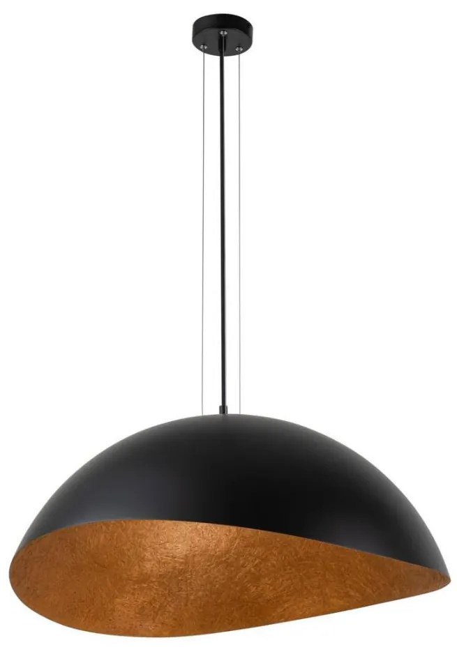 SOLARIS lógcsillár 1xE27/60W/230V fekete/réz