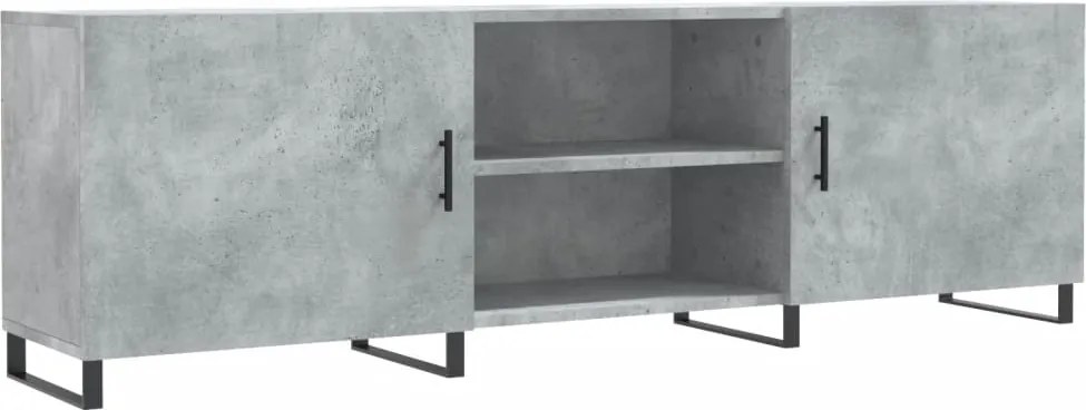 vidaXL betonszürke szerelt fa TV-szekrény 150 x 30 x 50 cm