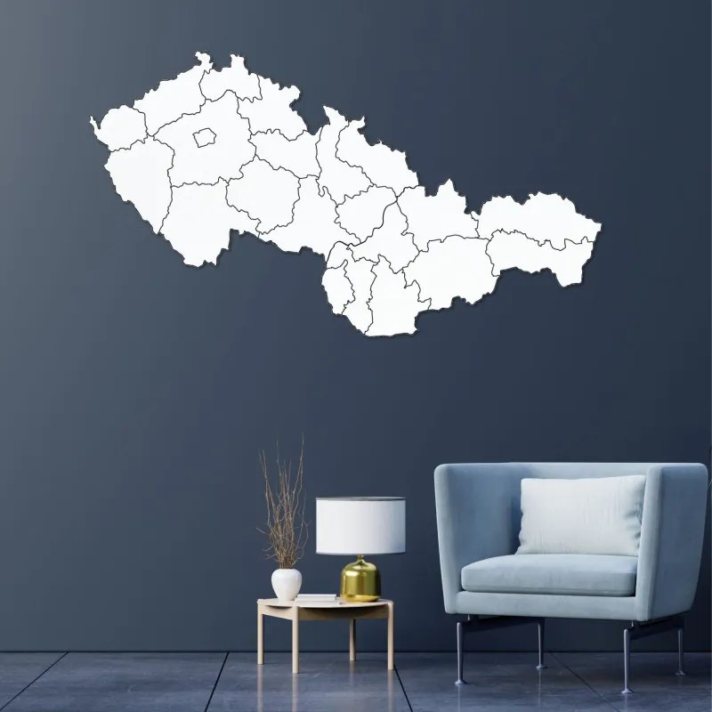 Szlovákia és Csehország fatérképe - PUZZLE