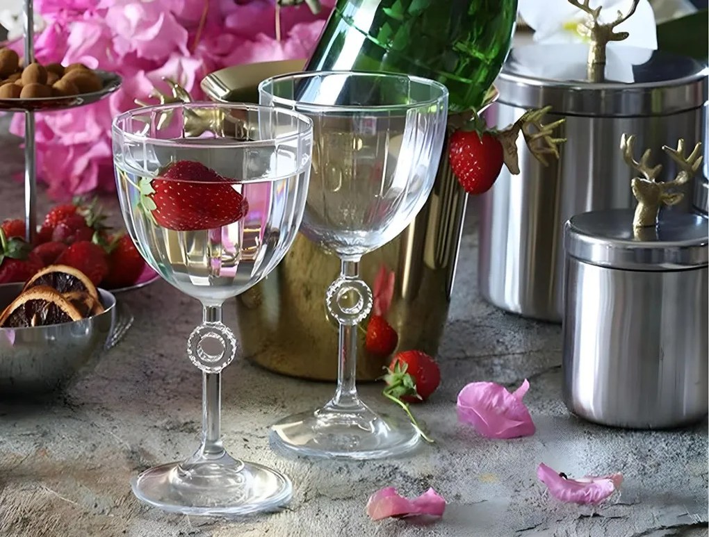 6 részes üveg pohárszett 270 ml