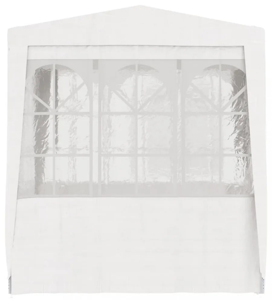 fehér rendezvénysátor oldalfalakkal 2 x 2 m 90 g/m²
