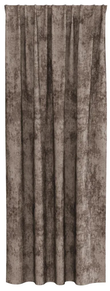 Velúr Függönyök 2 db Rúd Zsebbel Kávé 260x140 cm