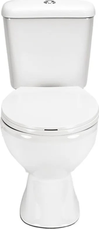 Hátsó kifolyású monoblokkos WC – Cleano WC soft close ülőkével